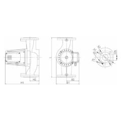 Циркуляционные насосы с мокрым ротором тип WRSN 40-160SF (380 В)